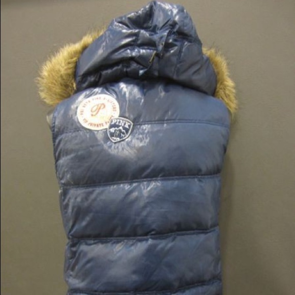 Victoria’s Secret Blue Puffer Vest